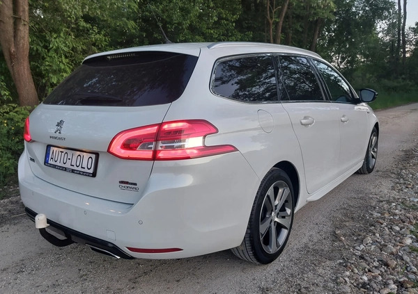 Peugeot 308 cena 45000 przebieg: 203000, rok produkcji 2015 z Poręba małe 596